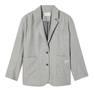 American Vintage Dirow Blazer Grey Stripes